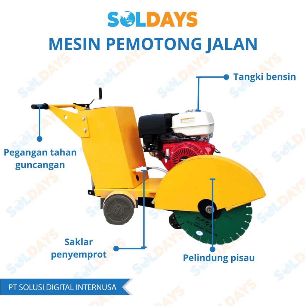 Mesin Pemotong Jalan/Road Cutting Machines /Mesin Potong Aspal Beton