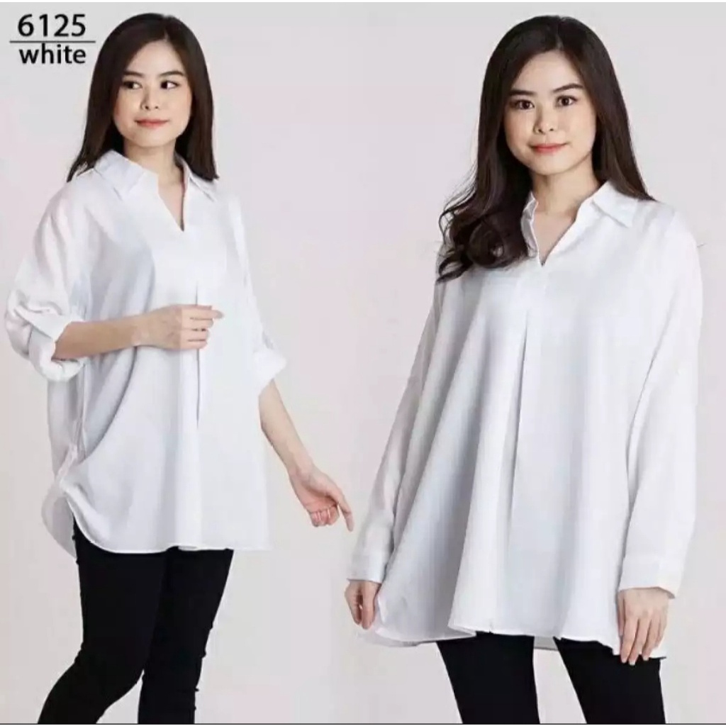 KEMEJA POLOS JUMBO M L XL XXL 3XL 4XL LD SAMPAI 120CM BAHAN ADEM BISA COD SELURUH INDONESIA. Atasan 