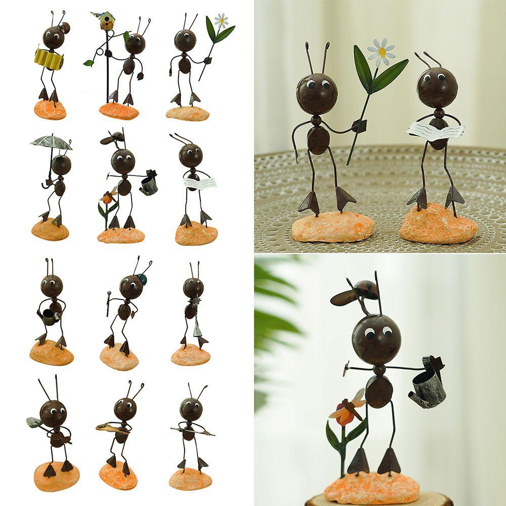 Populer Patung Semut Miniatur Aksesoris Art Decor Home Patung Modern