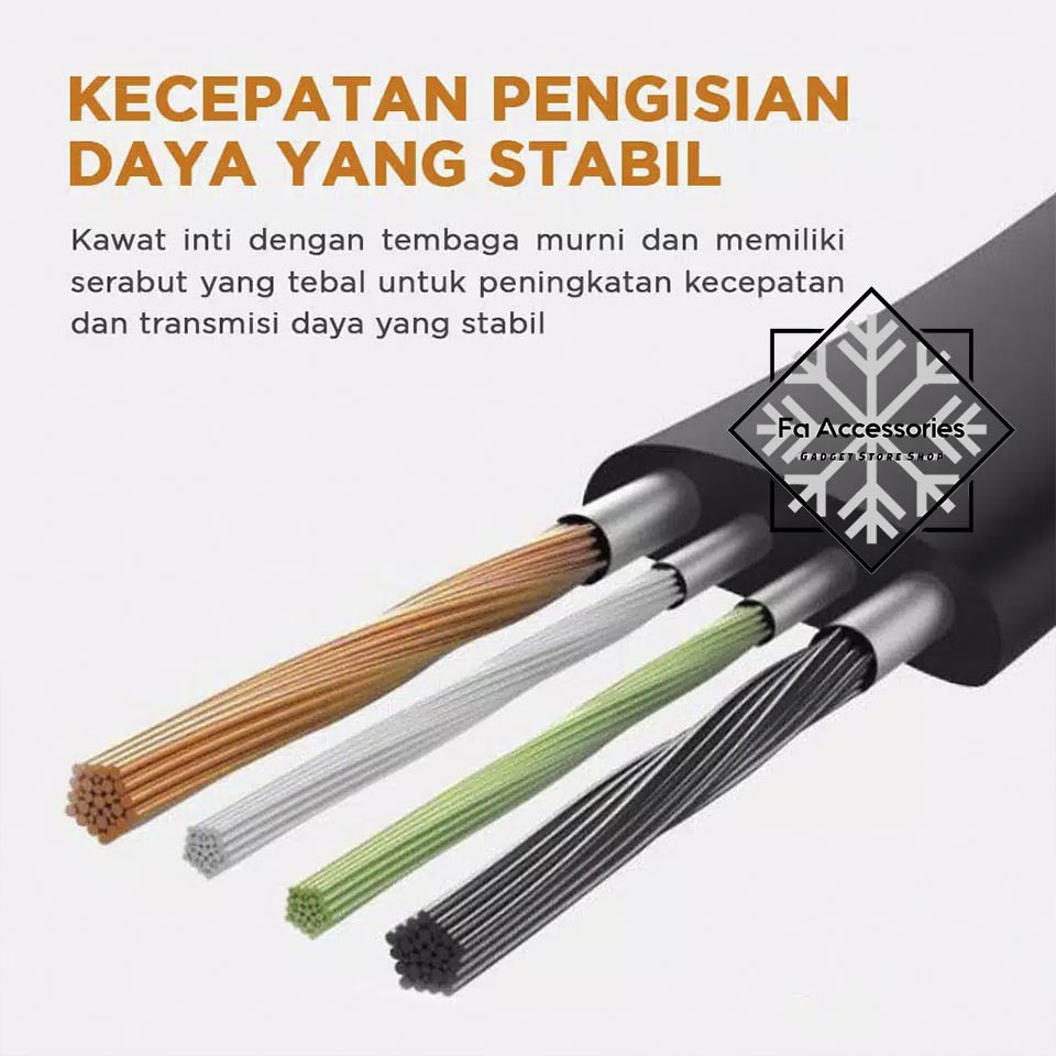 Cable Kabel Data Gennext type c USB cas casan Fast charging Support oppo samsung vivo xiaomi 1.5m