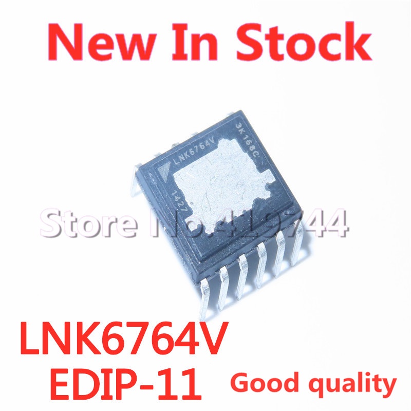 5pcs / LOT Sparepart Komponen Elektronik chip power management LNK6764V LNK6764 EDIP-11