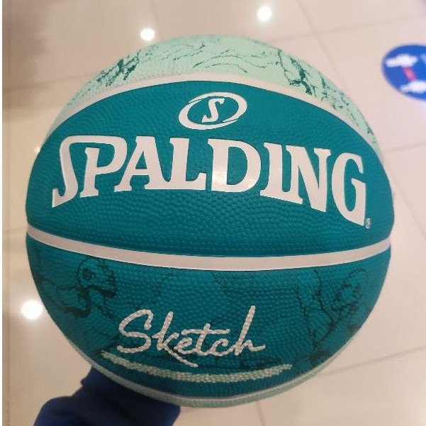 Bola Basket Spalding Sketch Rubber Original