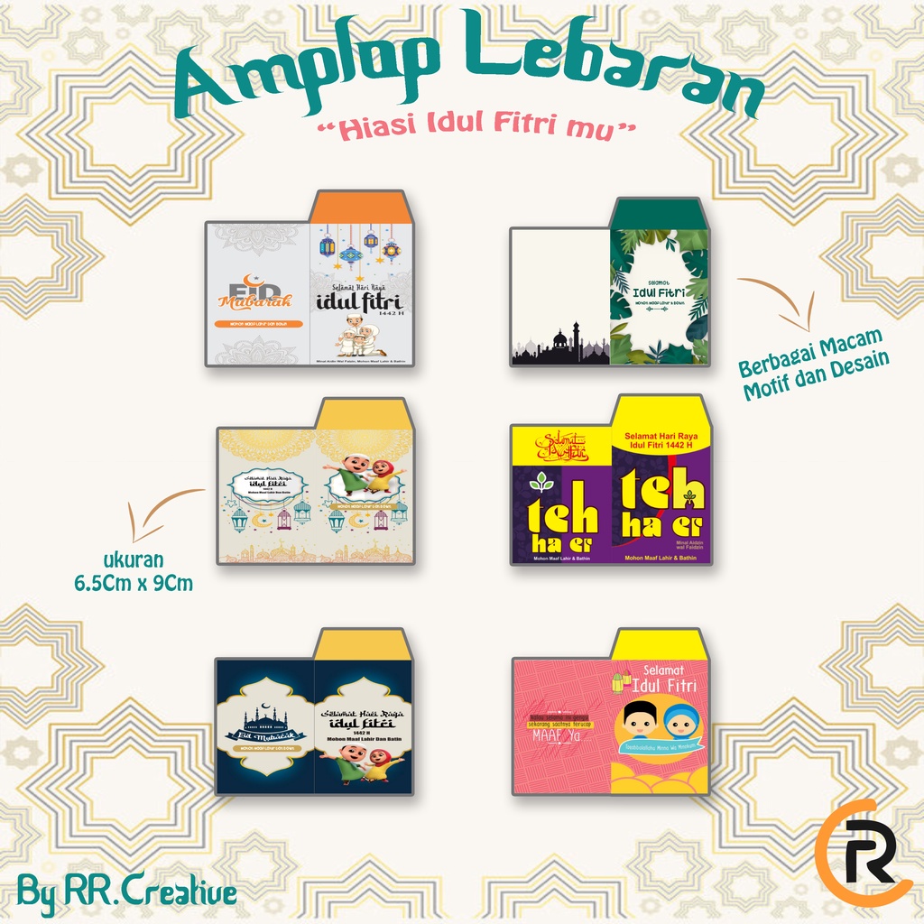 

Amplop Lebaran / Amplop Angpao Lebaran / Amplop THR/ Harga Per 1 pack / 1 pack : 10 amplop