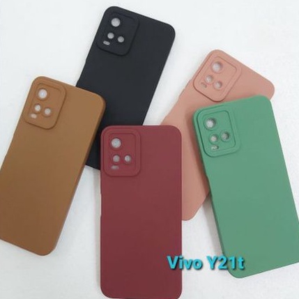 Case ProCamera Soft Matte With Camera Protector 9D Vivo Y20 Y20s Y12S Y21 Y21S Y21T Y33S Y36 4G Y36 5G