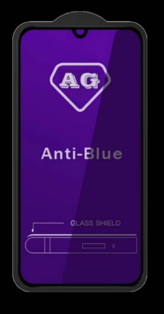 Tempered Glass Blue Matte Samsung A31 TG Anti Gores Full Layar Anti Radiasi Ray Screen Protector