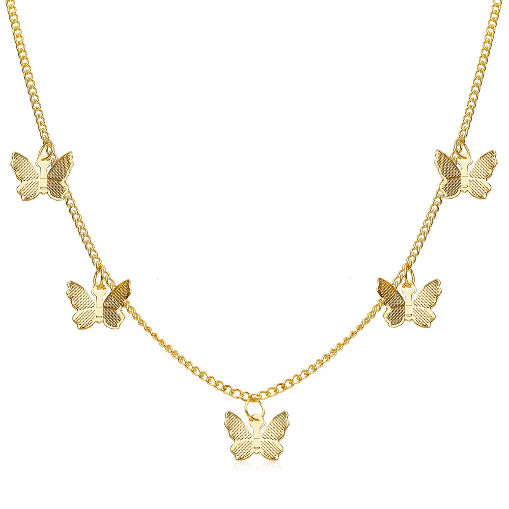 MORYMOSHI K27  Kalung Kupu-Kupu Fashion Wanita