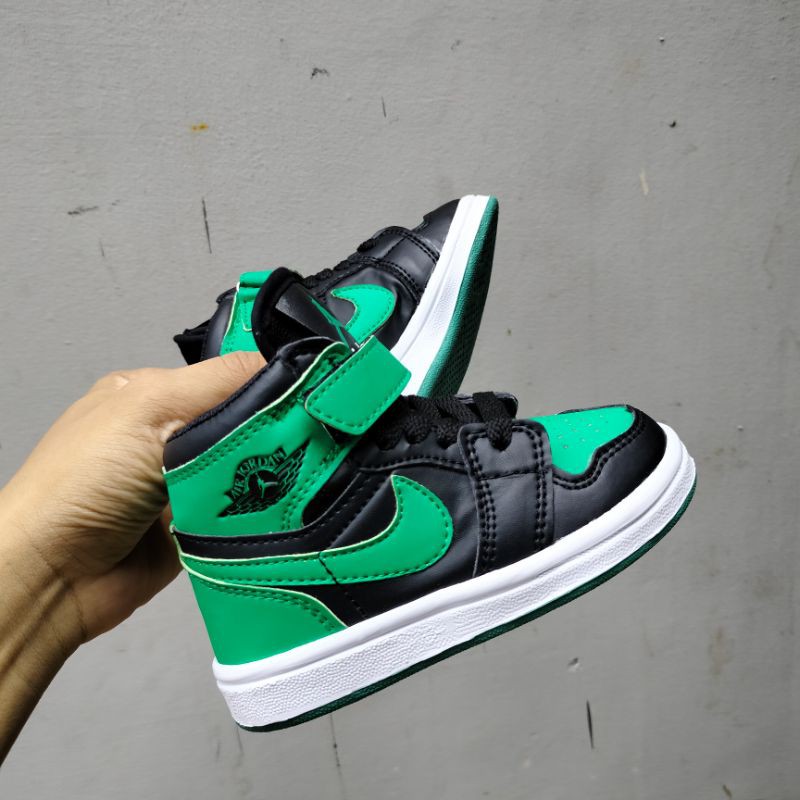 SEPATU ANAK JORDAN GREEN PREMIUM HIGH QUALITY SEPATU ANAK COWOK JORDAN