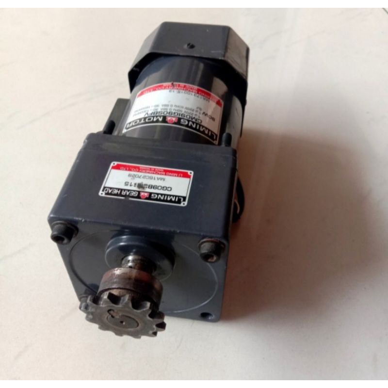 Ac Motor Gearbox 220V 90W Ratio 1:9 Liming Motor