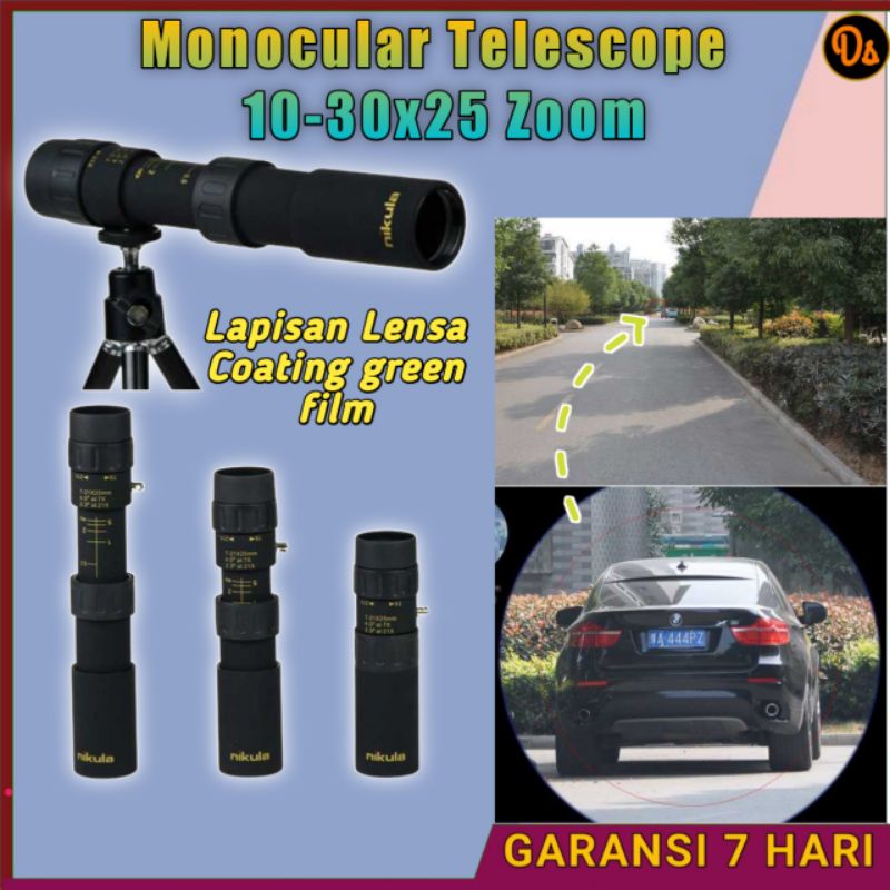 PROMO Monocular Telescope 10-30x25 Zoom Teleskop telescop teropong monocular moncular super zoom tel