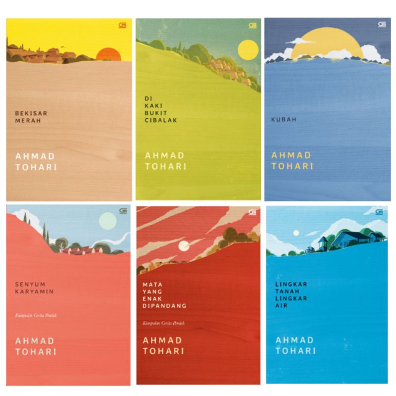 SERI BUKU AHMAD TOHARI : BEKISAR MERAH : KUBAH : DI KAKI BUKIT CIBALAK :  SENYUM KARYAMIN : MATA YAN