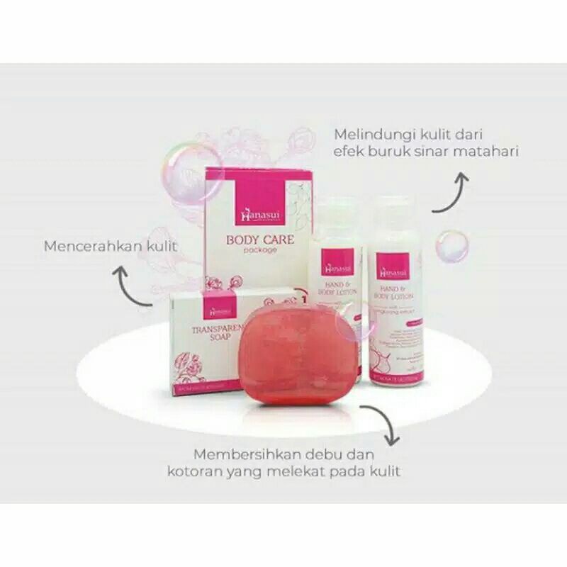 ⭐️ Jendela Kosmetik ⭐️ Hanasui Body Care 3 in 1 / Paket Body Lotion Hanasui / Lotion Hanasui / Hanasui Lotion / hanasui Body Lotion