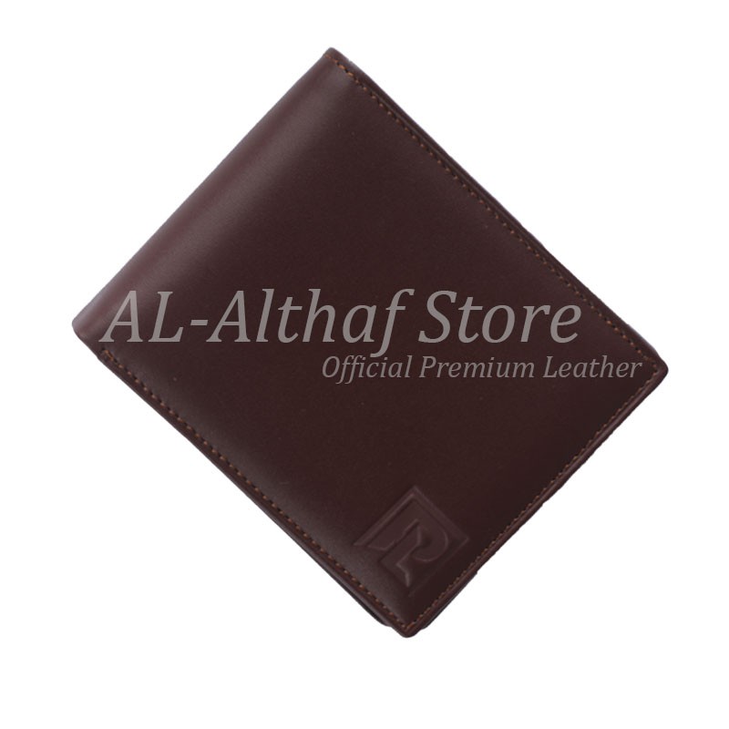 [PREMIUM LEATHER] Dompet Kulit Asli LIPAT Pria Casual Black Brown Dark Original Khas Kota Garut