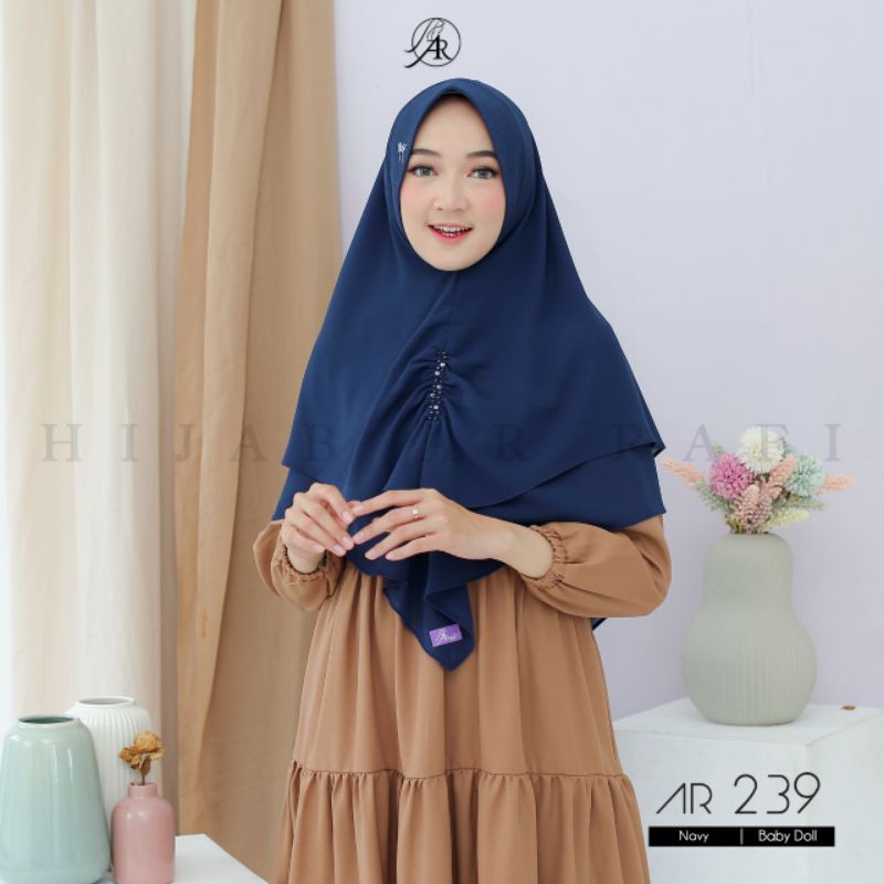 Hijab instan arrafi syarii jilbab instan  syarii jibab doubel layer AR kode 239