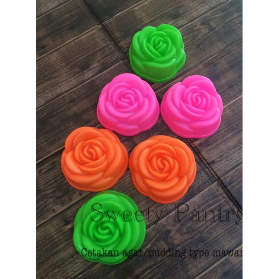 Iqir Cetakan Agar / Cetakan Pudding / Cetakan Puding Mini Type Mawar Lb69