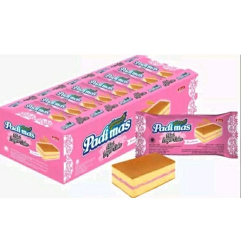 padimas mini layer cake/1 box isi 24 pcs