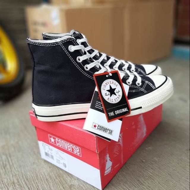 Converse 70s High Bw Black Egret Semi Original Termurahh