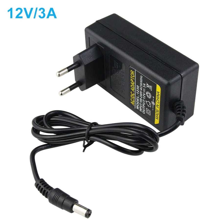 adaptor 12V 3A power supply 12V dc switching SMPS adaptor 5.5mm