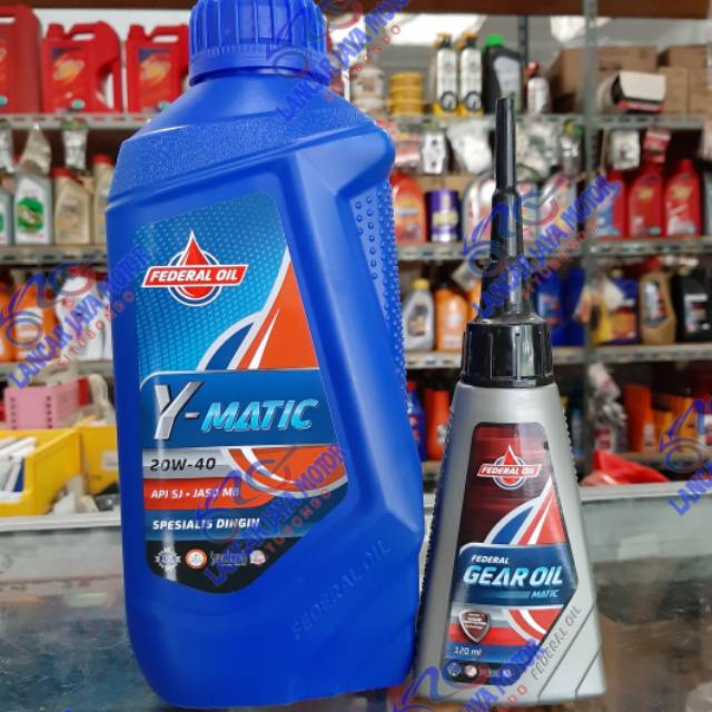 Oli Matic Paket Murah Federal Matic Oli Mesin 0 8 Liter Federal Oli Gear Matic 120 Ml Shopee Indonesia