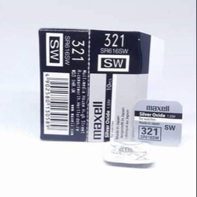 BATTERY MAXELL SR 616 SW MAXEL 321 ORIGINAL