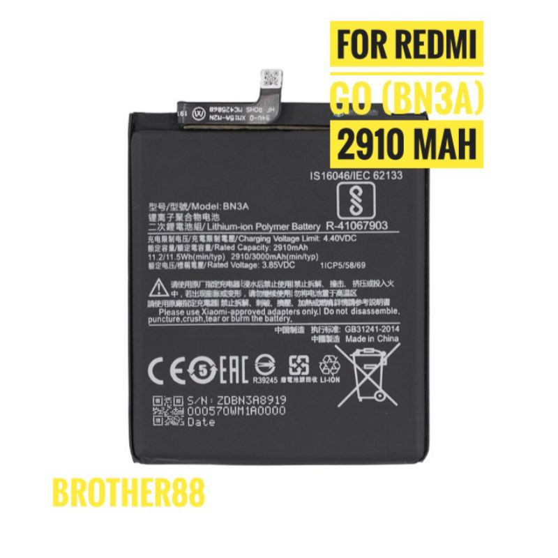 BATTERY BATERAI BATRE XIAOMI REDMI GO / BN3A ORIGINAL