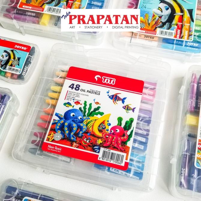 

Crayon / krayon Titi oil pastel 48 warna