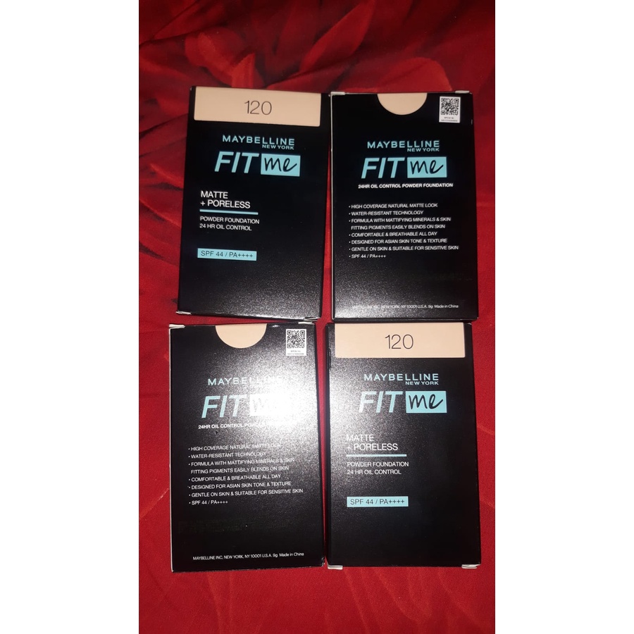 [NEW ORI] Bedak Maybelline Fit Me 24hr Oil Control Powder Foundation