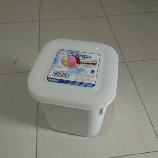Produk Ready Ember Bekas Es Krim, Ice Cream 8 Lt Warna Putih Kotak
