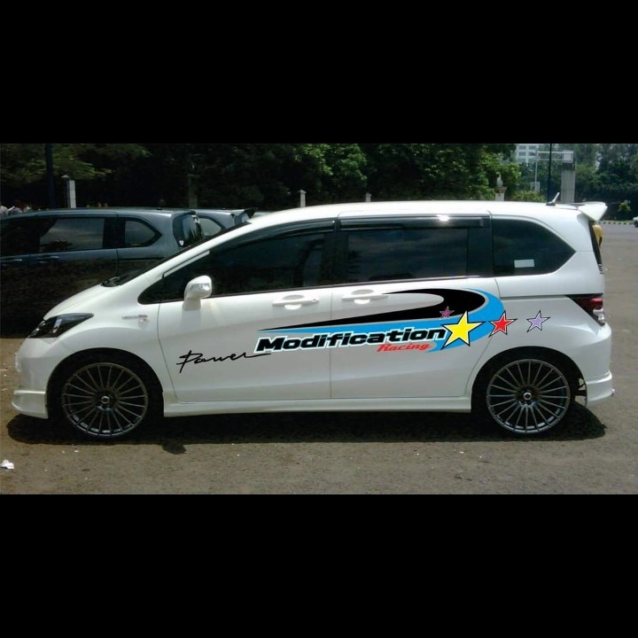 cutting sticker samping mobil jazz brio agya ayla  kia rio dll...