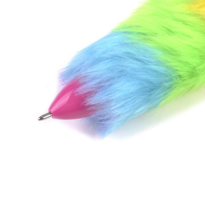 

Gel Pen Ballpoint Colorful Plush Menulis Sekolah Kantor Alat Tulis