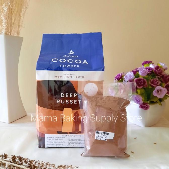 

DEZAAN Cocoa Chocolate Cokelat Powder Bubuk Dutched DEEP RUSSET 100 GR TERLARIS TERPERCAYA ORIGINAL
