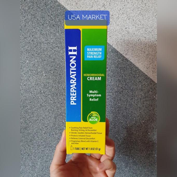 Preparation H max strength hemorrhoidal cream krim ambeyen wasir 51 gr