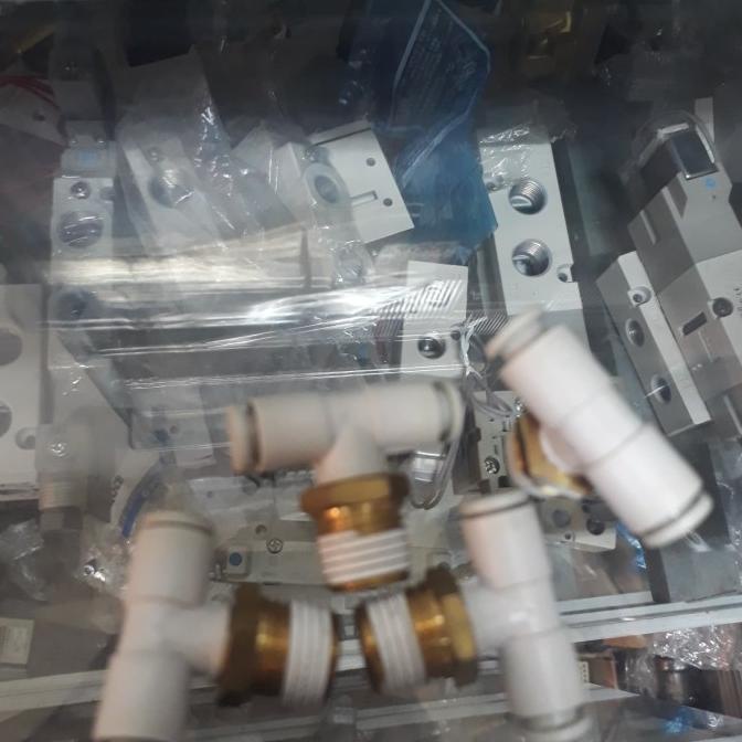 FITTING TEE 8mm x 1/4" KQ2T08-02 SMC teknikpn34 Murah