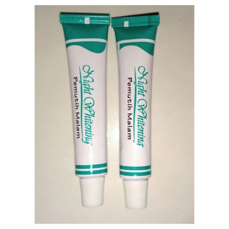 LIS WHITENING NIGHT CREAM FLEK HITAM AMPUH