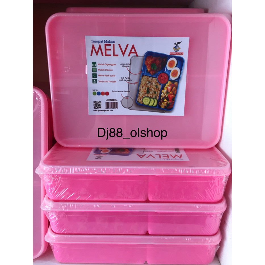 Kotak Makan Melva Sekat 5 Kotak Catering Tempat Makan Kotak Bekal