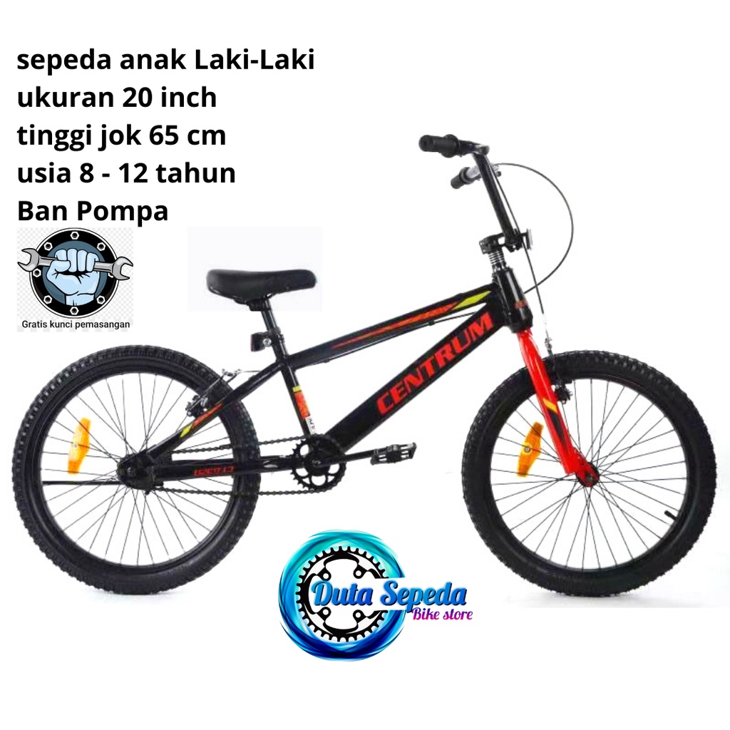 sepeda anak laki BMX usia 8 - 9 - 10 sampai 12 tahun