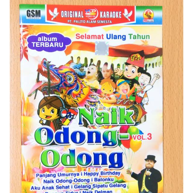 Murah banget VCD original karaoke lagu anak naik odong2 vol 3
