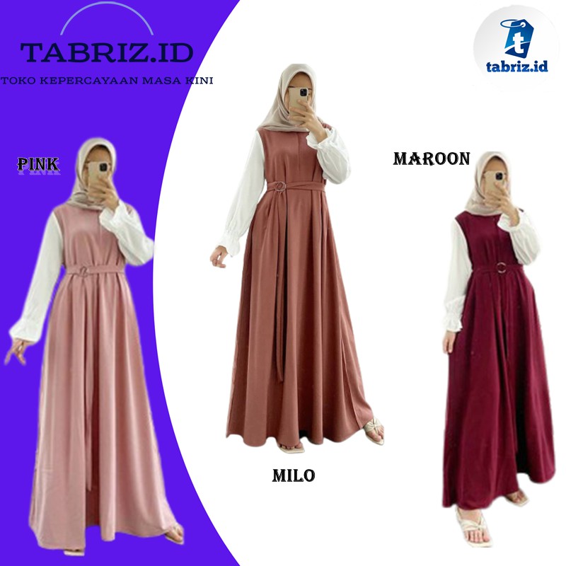 NEW ARRIVAL Gamis Bianca Maxi Gamis Wanita Murah