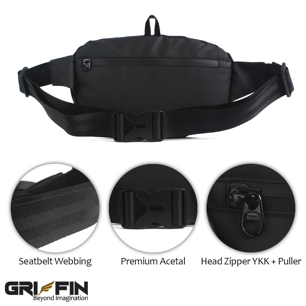 Tas Waistbag Pria Clive Griffin Waterproof