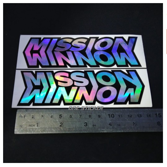 

READY STOCK CUTTING STIKER STICKER MISSION WINNOW HOLOGRAM