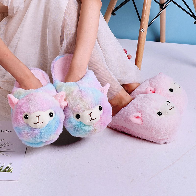 SANDAL BONEKA ALPACASSO KAMBING SHEEP DOMBA GOAT SLIPPER SEPATU KAMAR