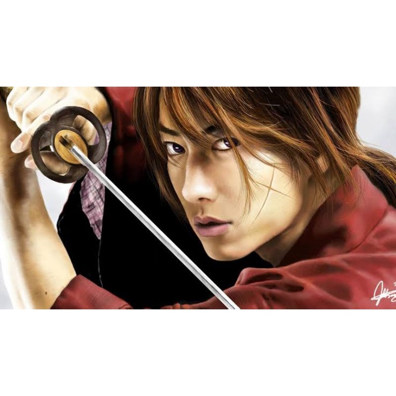 katana KAYU sakabato kenshin himamura hitam samurai x