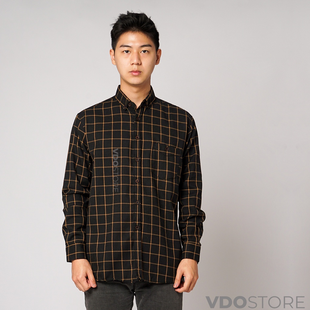 KEMEJA FLANEL PRIA 11 BLACK TIGER - M L XL - KEMEJA LENGAN PANJANG VDOSTORE DEWASA BAJU FLANNEL TANGAN PANJANG HITAM NAVY ABU MOTIF KEMEJA COWOK MURAH DEWASA SANTAI TEBAL KUALITAS IMPORT BAJU CATUR PANEL FANEL