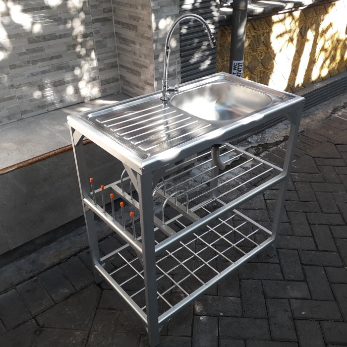 wastafel cuci piring portable