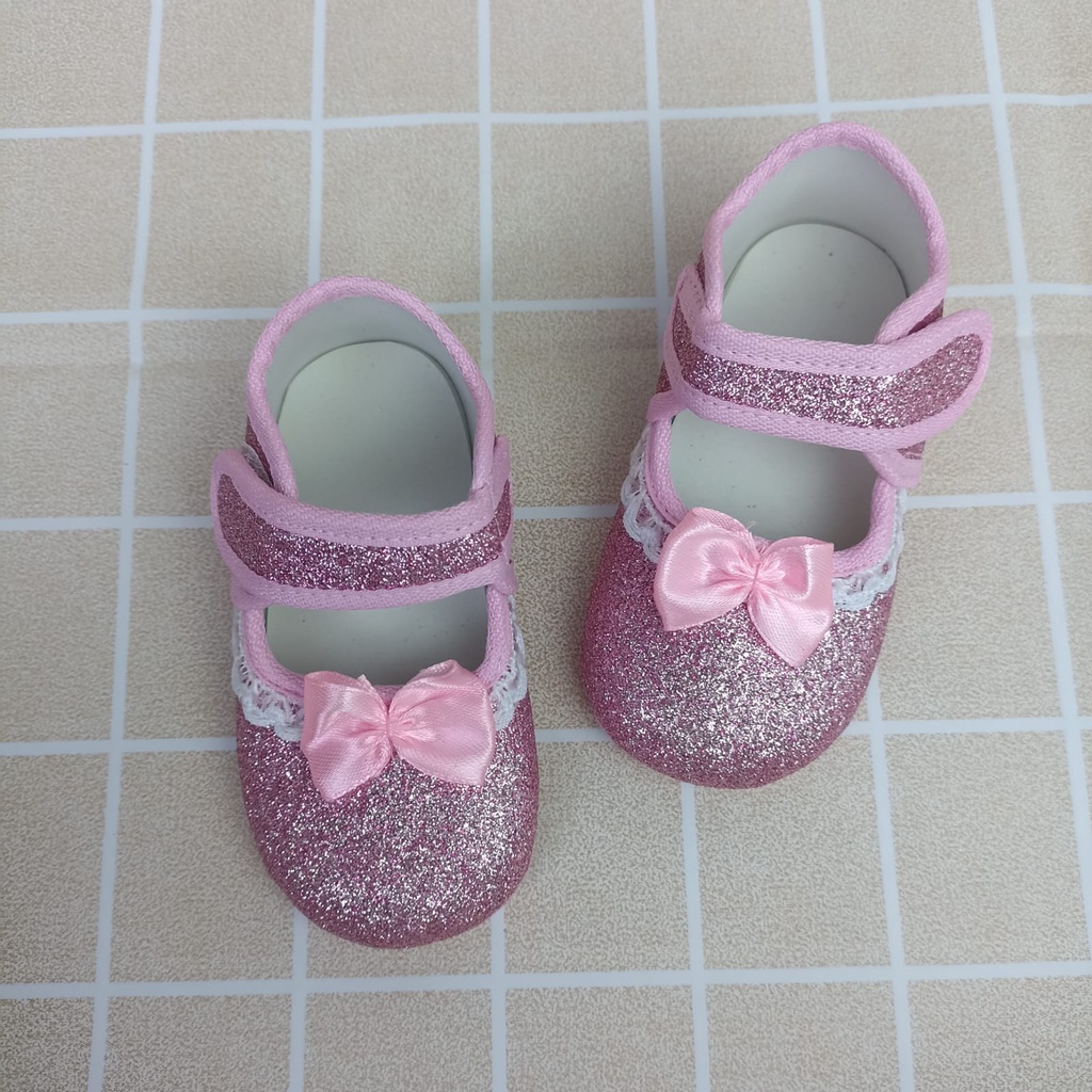 mandirishoestore-SEPATU PREWALKER ANAK PEREMPUAN GLITTER APY05