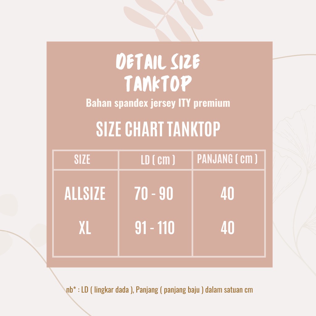 Firstact TANKTOP TANK TOP TANGTOP WANITA POLOS BASIC TALI BESAR SQUARE SPANDEK JERSEY-6