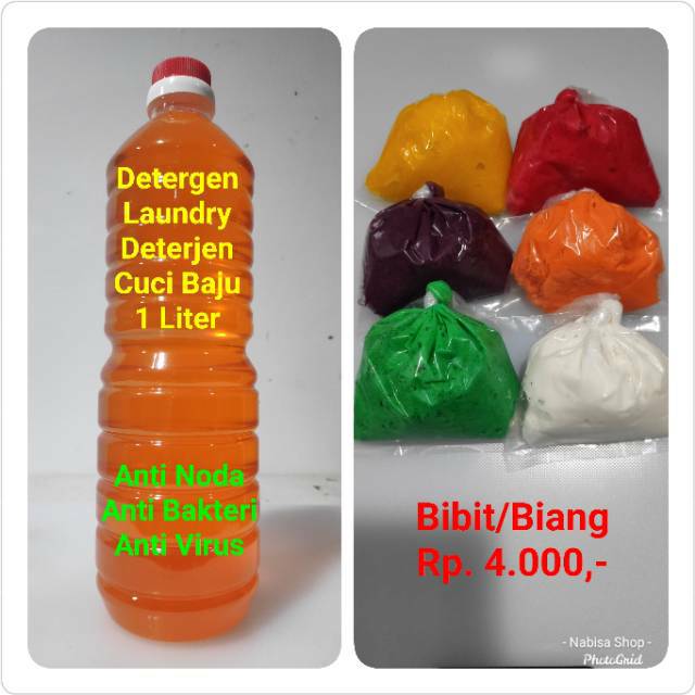 BIBIT / BIANG SABUN CUCI DETERGEN CAIR