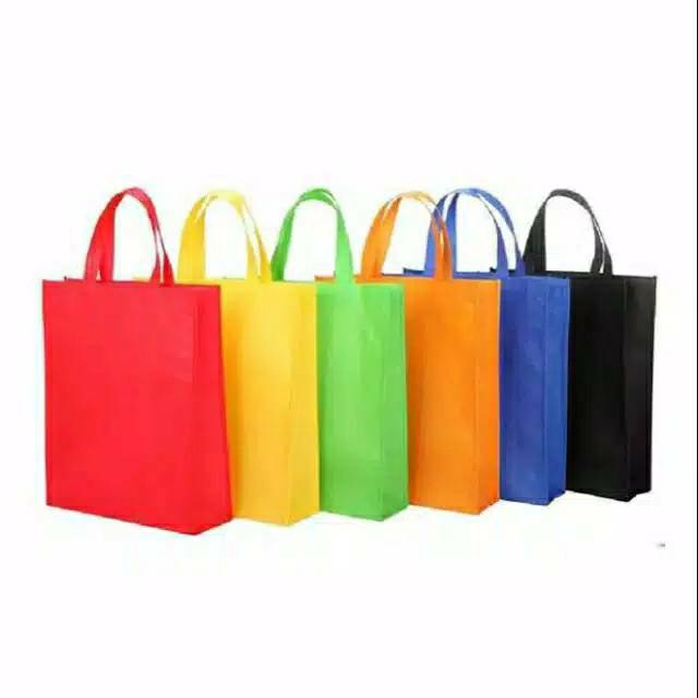 

tas kain spunbond lipat samping handel box ukuran 30*40*10,lipat bawah terlaris/isi 12 pcs