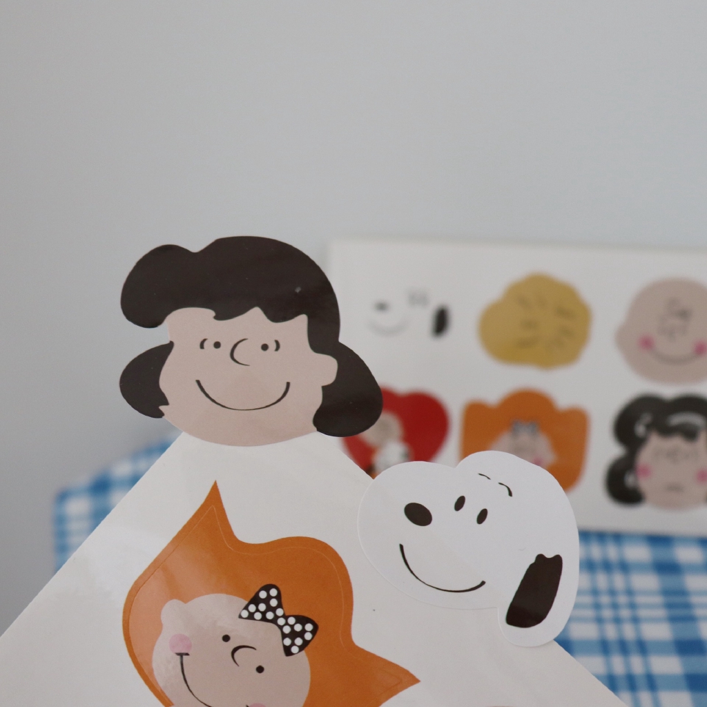 Ins korea angin kartun anjing stiker, Diy diary, Stiker dekoratif