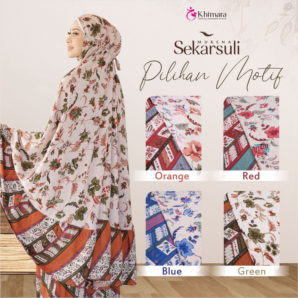 Mukena Rayon Mukena Rayon Premium Mukena Rayon Motif Sekarsuli