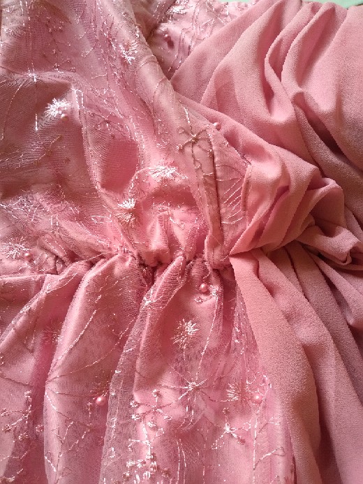 (promo) Nayaka Batik - Maxi Dress Syakila Mutiara | Gamis Brukat | Baju Lebaran | Maxi Farasya #2